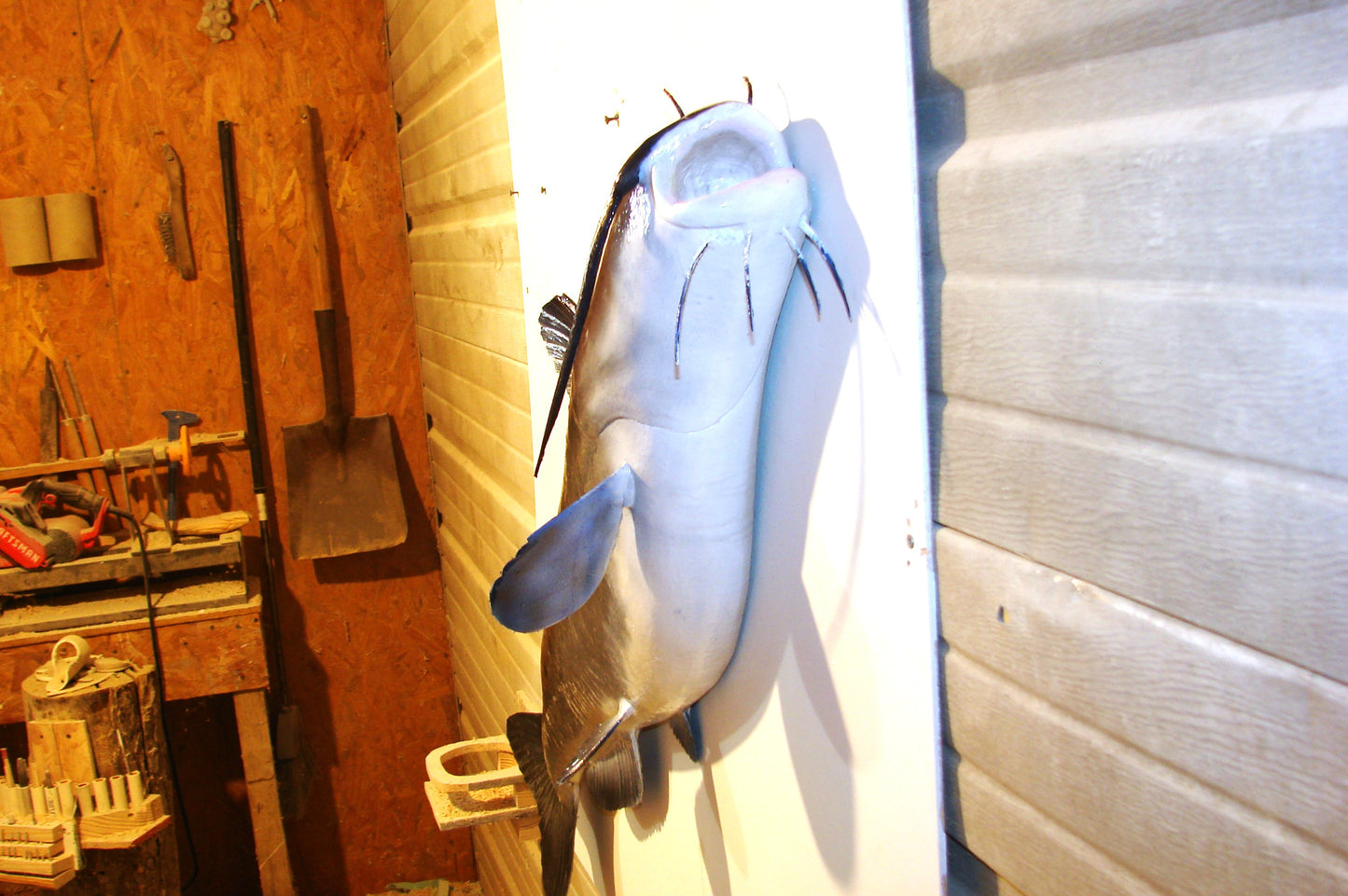 46" Blue Catfish Wall mount replica art FREE SHIPPING