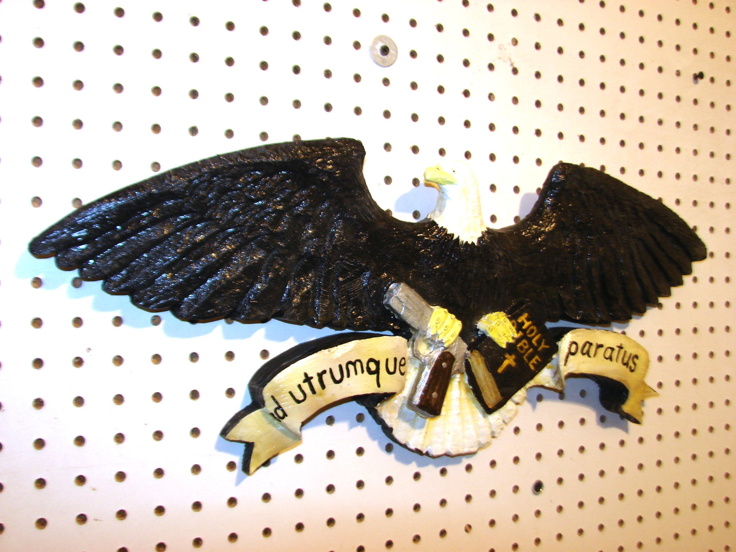 24" Patriotic Bitter Clinger Eagle 1st and 2nd Amendment wall art FREE SHIPPING