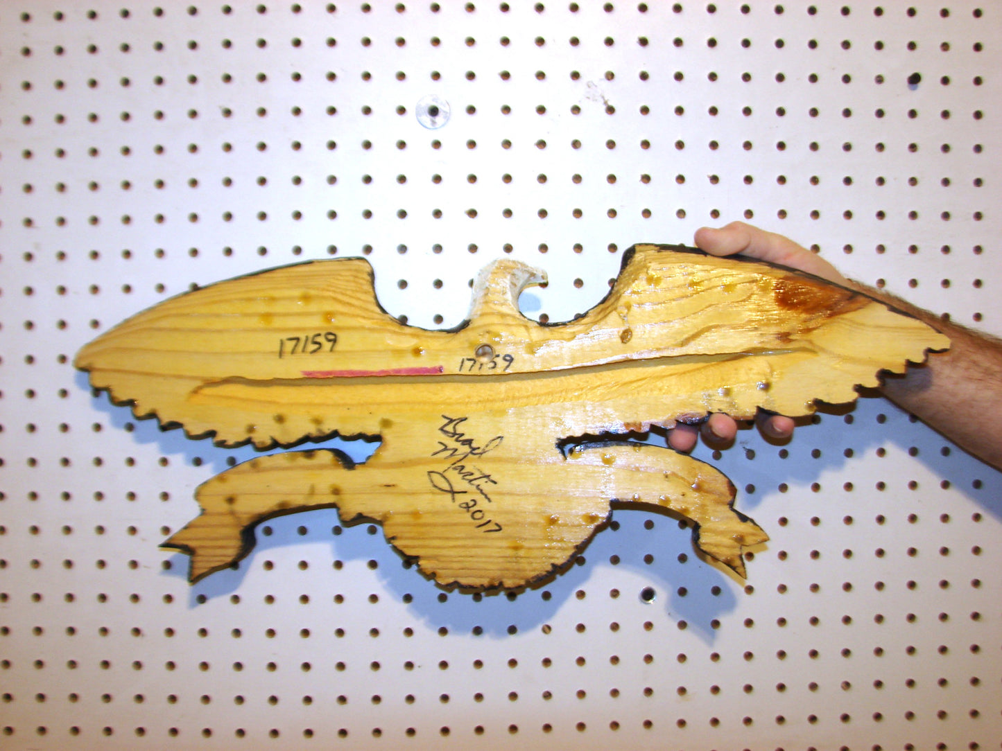 24" Patriotic Bitter Clinger Eagle 1st and 2nd Amendment wall art FREE SHIPPING