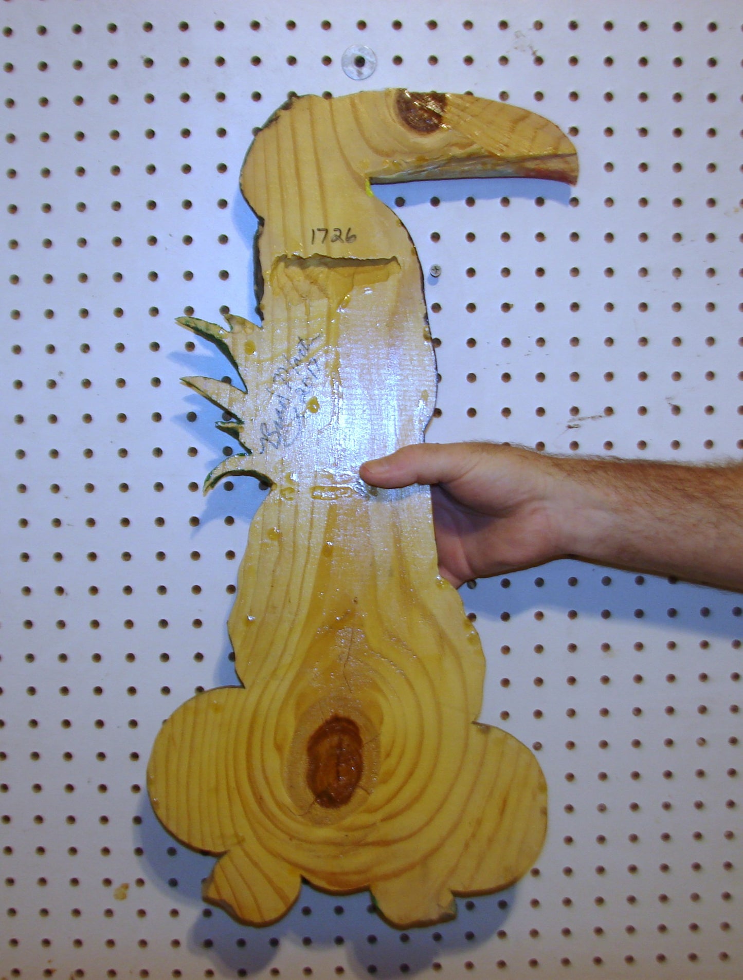 23" tall Toucan Tropical Fruit Wall art FREE SHIPPING