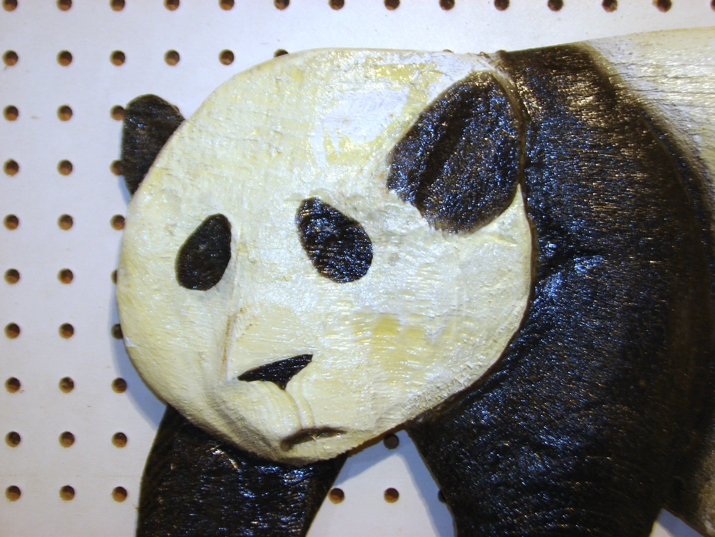 24" Giant Panda Chainsaw Carved Wall Art FREE SHIPPING