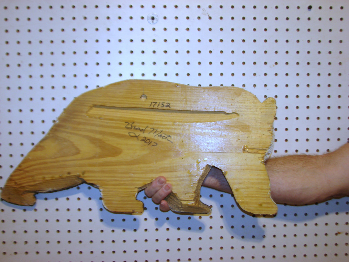 24" Giant Panda Chainsaw Carved Wall Art FREE SHIPPING
