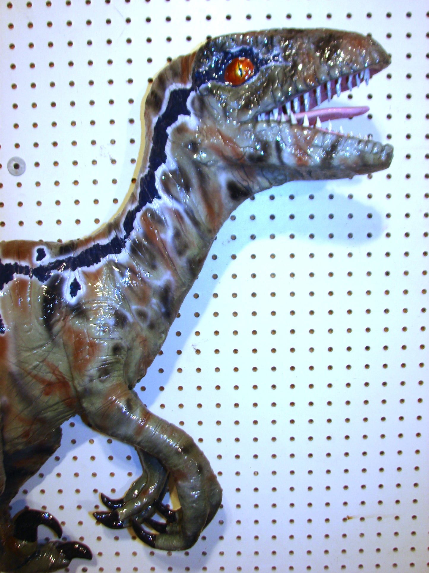 52" Long Raptor Dinosaur Hand Made Sculpture FREE SHIPPING