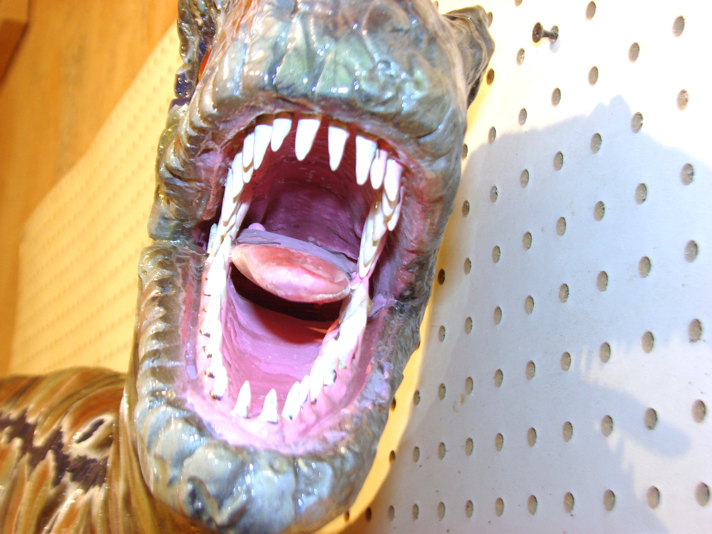 52" Long Raptor Dinosaur Hand Made Sculpture FREE SHIPPING