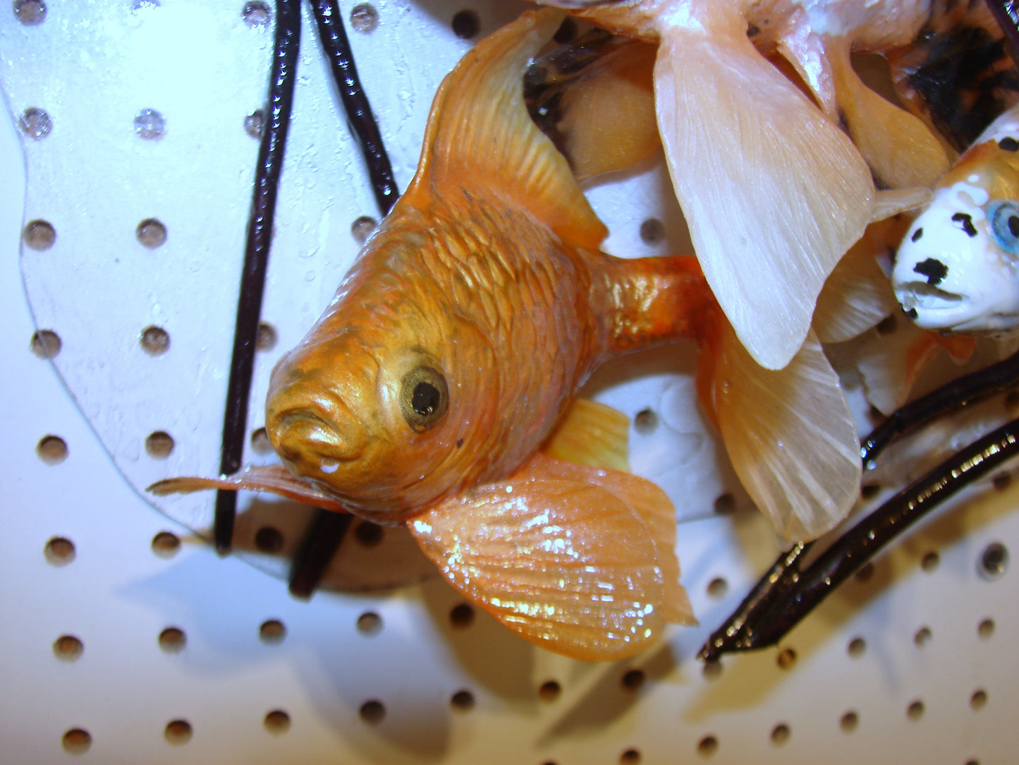 Koi Goldfish Pond Water Lily Wall Mount Art Home Decor FREE SHIPPING