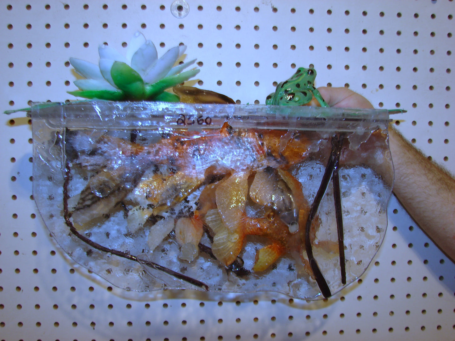Koi Goldfish Pond Water Lily Wall Mount Art Home Decor FREE SHIPPING