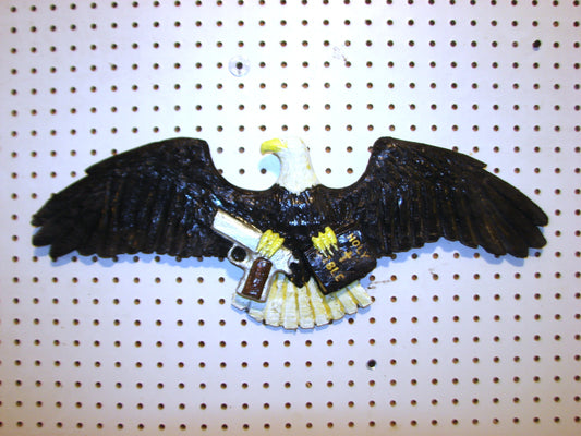 24" Patriotic Bitter Clinger Eagle 1st and 2nd Amendment wall art FREE SHIPPING