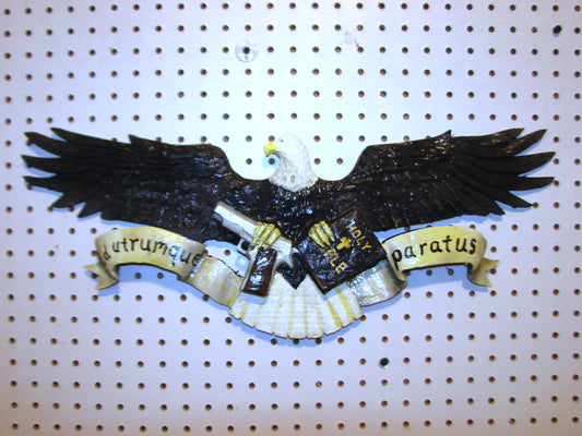 24" Patriotic Bitter Clinger Eagle 1st and 2nd Amendment wall art FREE SHIPPING